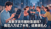 发数字货币圈粉靠谱吗?我花八万试了半年,结果很扎心