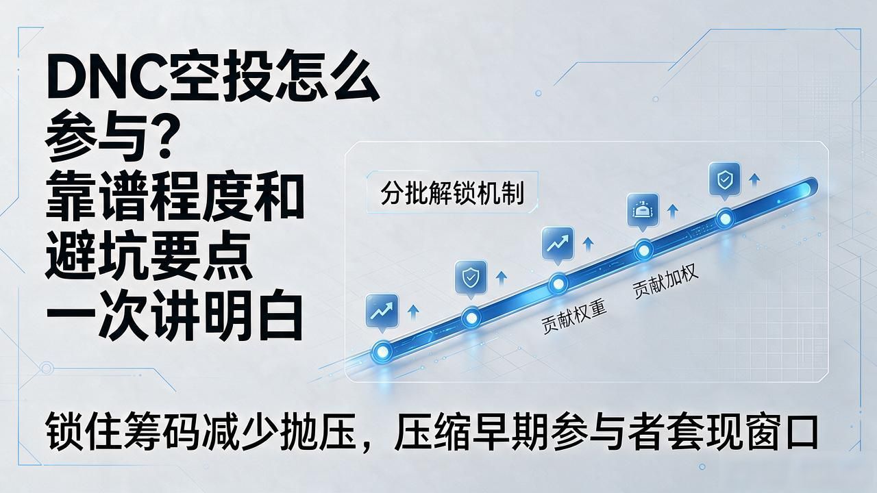 DNC空投怎么参与?靠谱程度和避坑要点一次讲明白