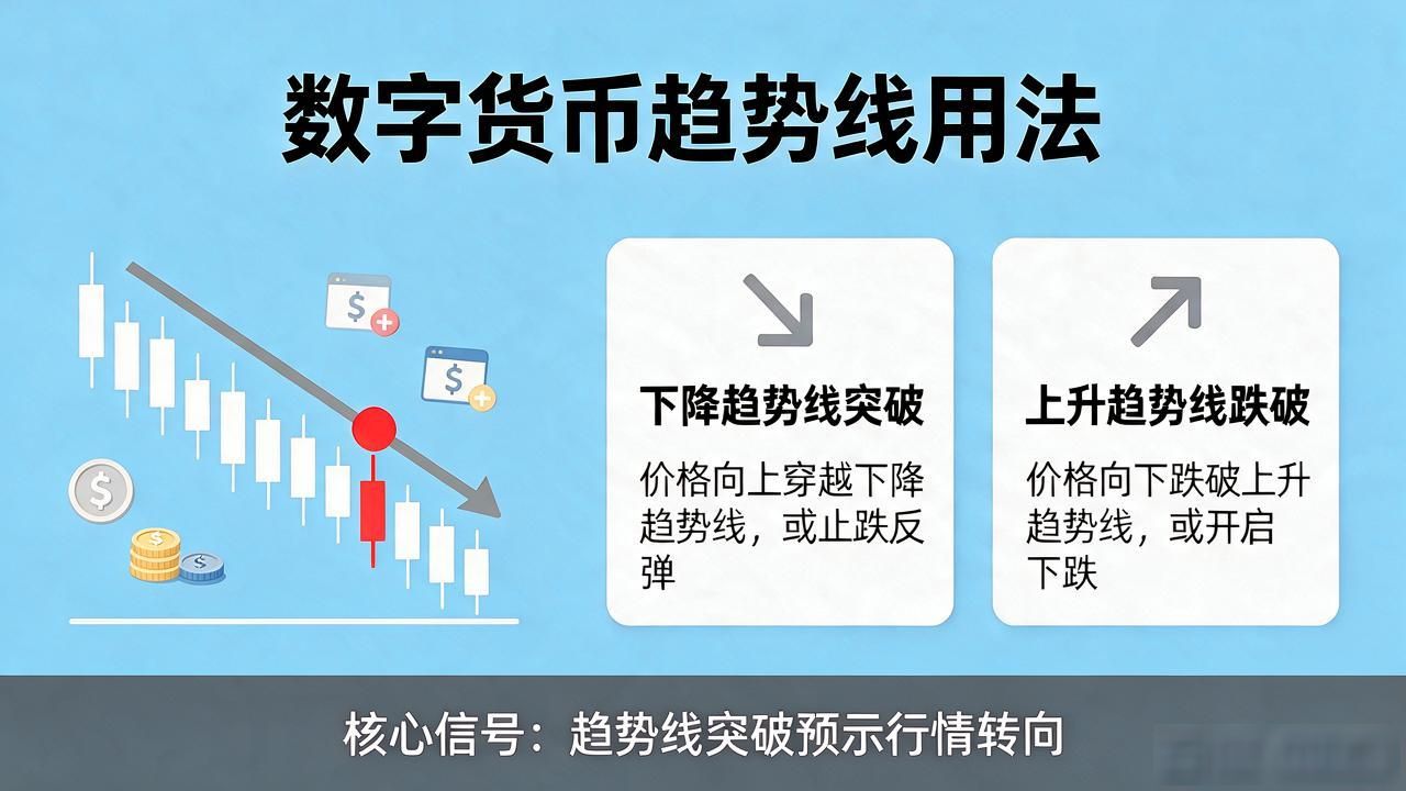 数字货币趋势线怎么用?一文讲清画法和实战技巧