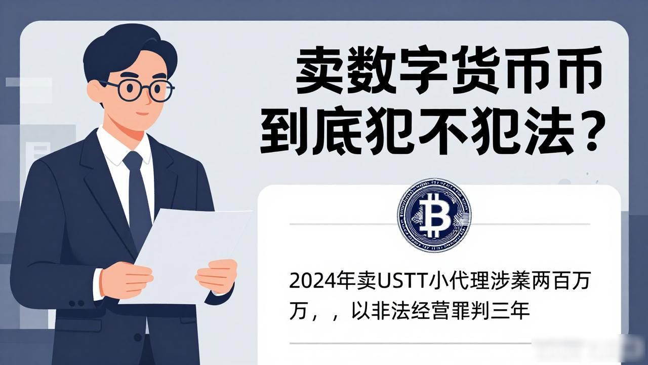 卖数字货币到底犯不犯法?一个金融合规律师掰扯清楚