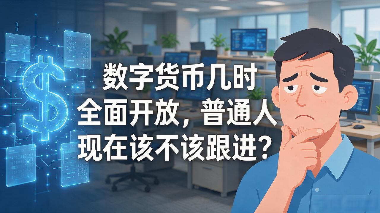 数字货币几时全面开放,普通人现在该不该跟进