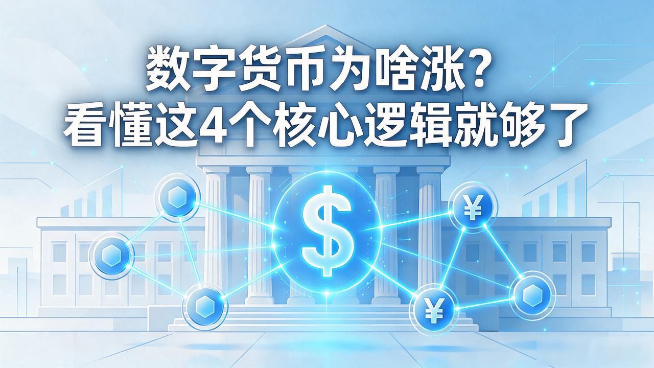 数字货币为啥涨?看懂这4个核心逻辑就够了