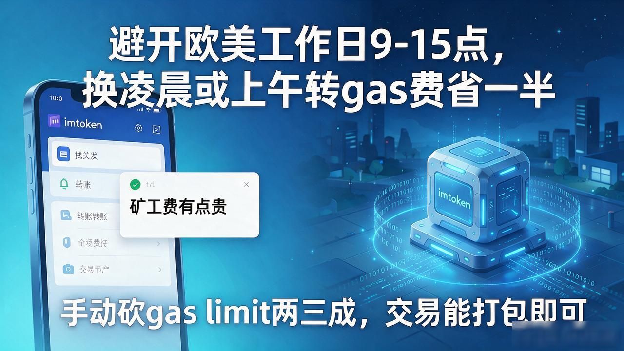 imtoken矿工费有点贵?别硬转,换个方式 gas 费直接少一半