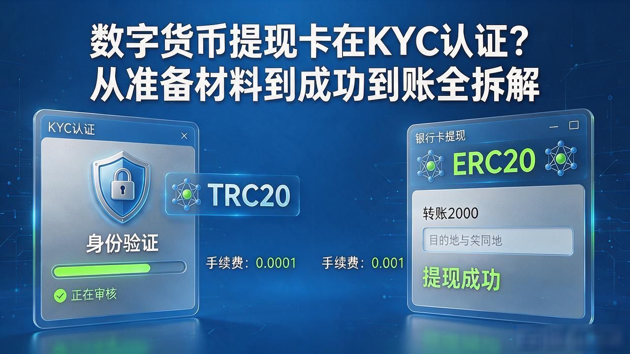 数字货币提现卡在KYC认证?从准备材料到成功到账全拆解