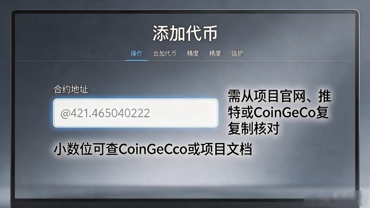 imtoken添加币:手动导入自定义代币三步搞定
