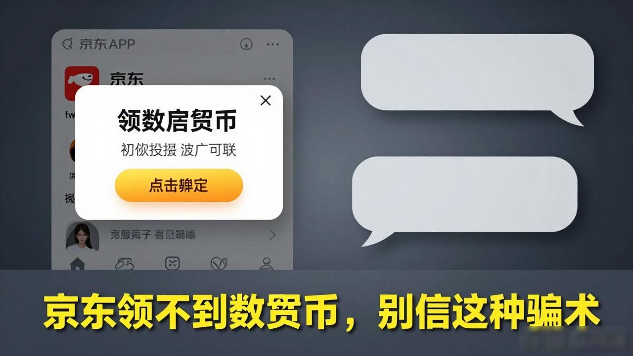 京东领不到数字货币,别信这种骗术