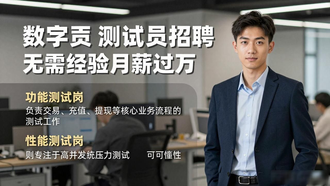 数字货币测试员招聘 无需经验月薪过万