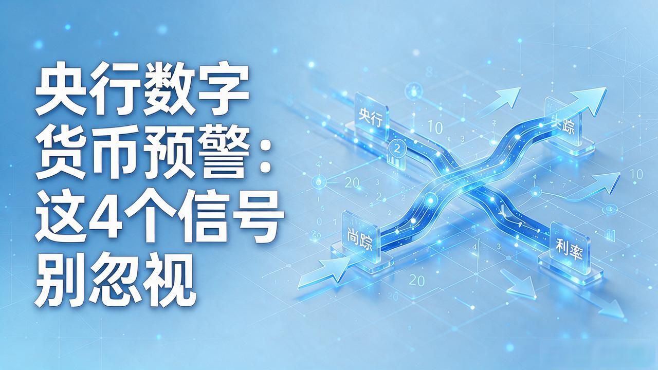 央行数字货币预警:这4个信号别忽视