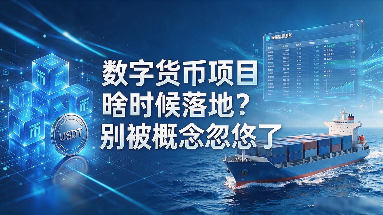 数字货币项目啥时候落地?别被概念忽悠了