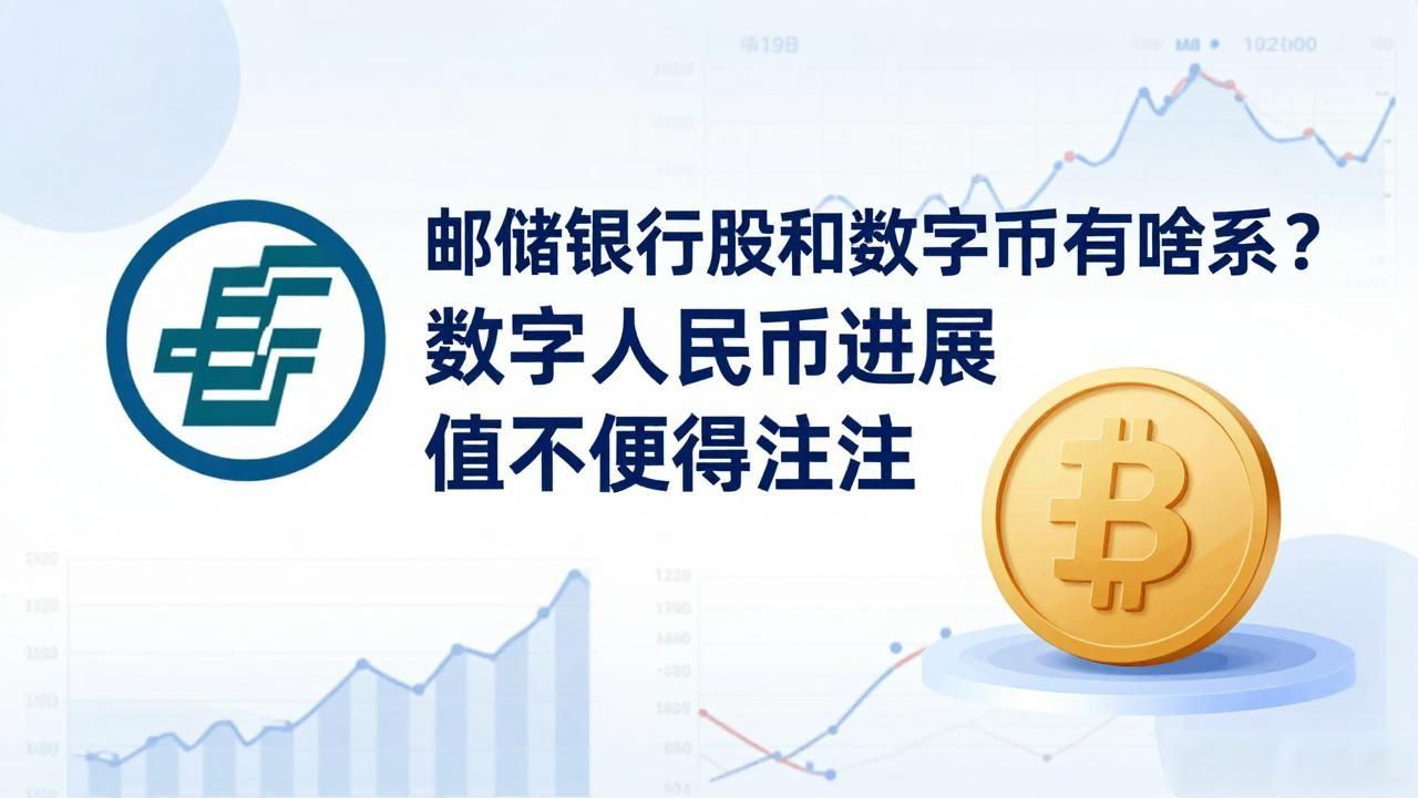 邮储银行股和数字货币有啥关系?数字人民币进展值不值得关注