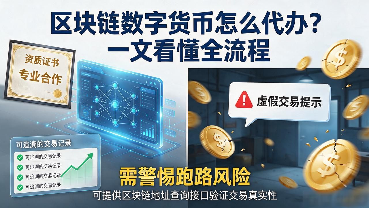 区块链数字货币怎么代办?一文看懂全流程