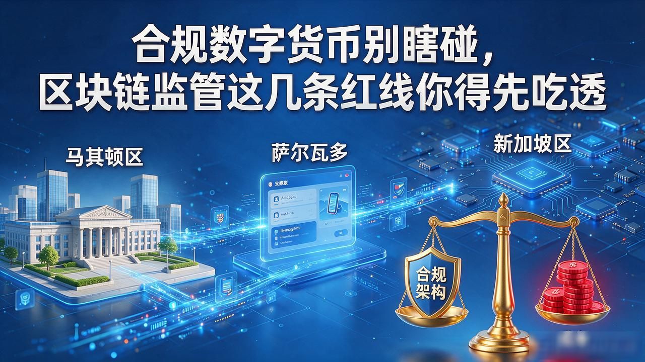 合规数字货币别瞎碰,区块链监管这几条红线你得先吃透