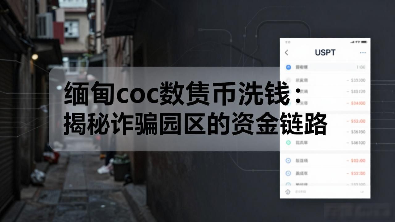 缅甸coc数字货币洗钱:揭秘诈骗园区的资金链路