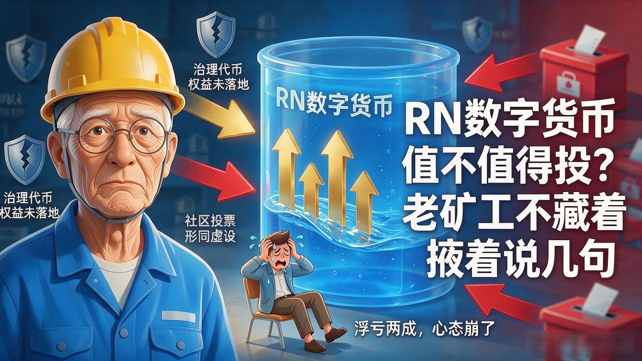 RN数字货币值不值得投?老矿工不藏着掖着说几句