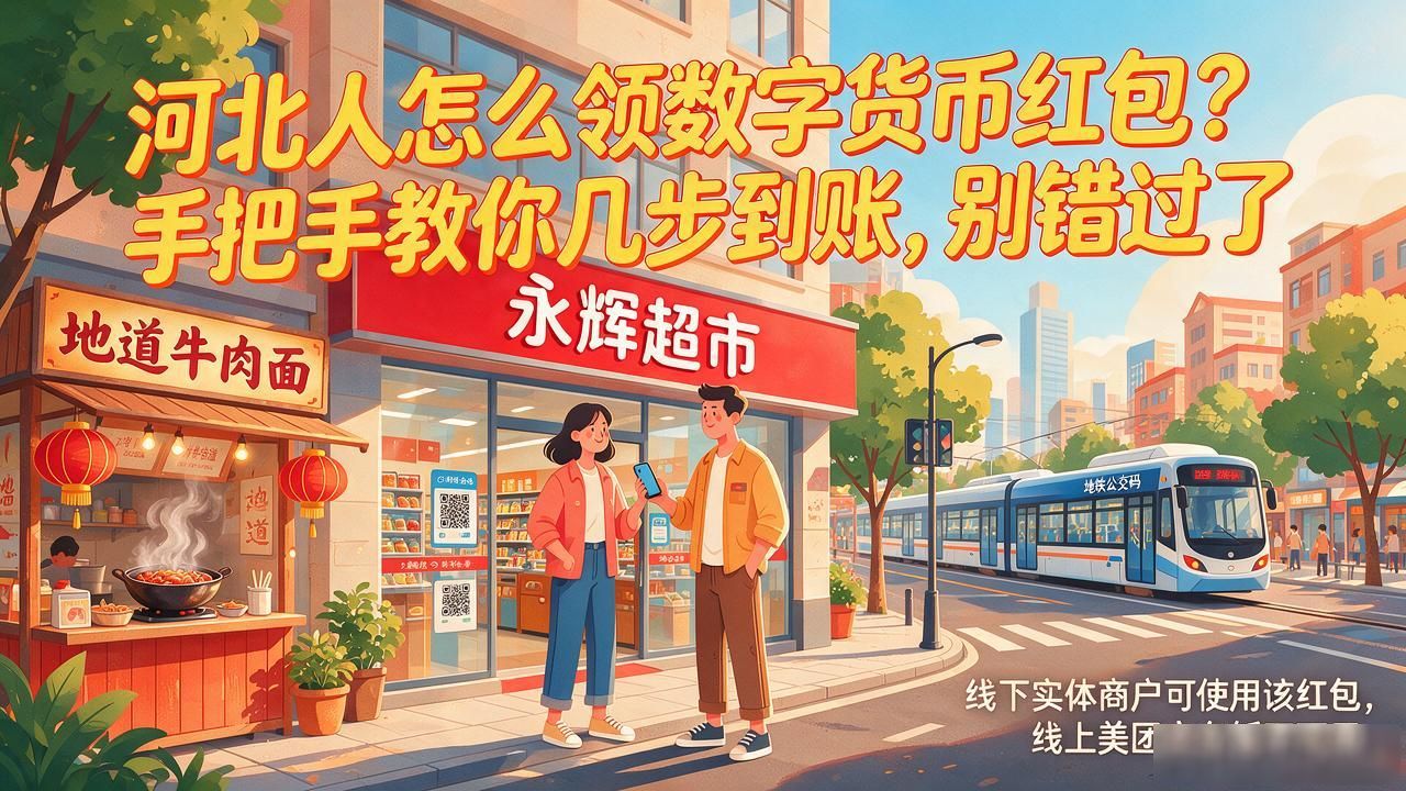 河北人怎么领数字货币红包?手把手教你几步到账,别错过了