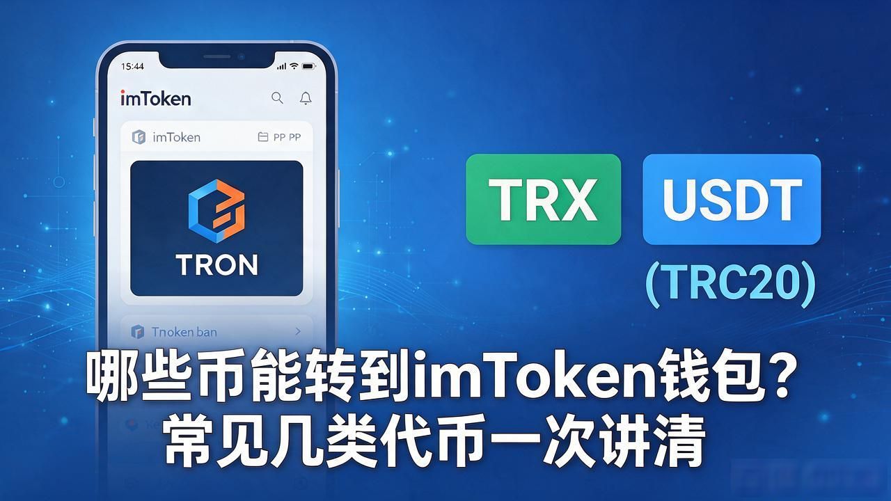 哪些币能转到imToken钱包?常见几类代币一次讲清