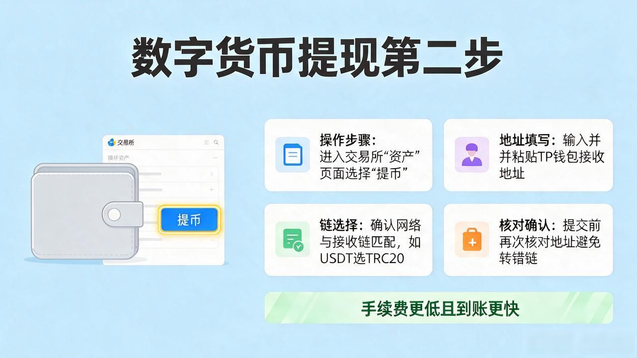 数字货币怎么提现到tp钱包:三步搞定