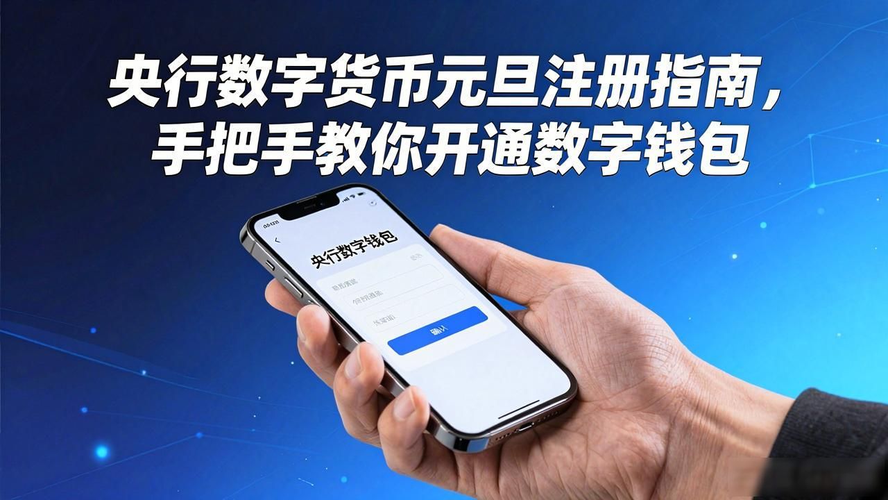 央行数字货币元旦注册指南,手把手教你开通数字钱包