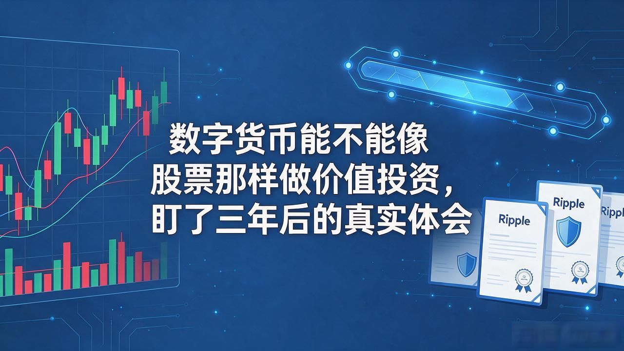 数字货币能不能像股票那样做价值投资,盯了三年后的真实体会