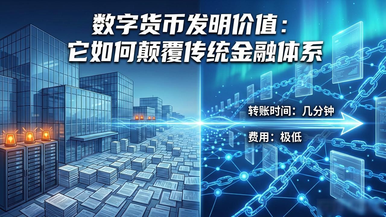 数字货币发明价值:它如何颠覆传统金融体系