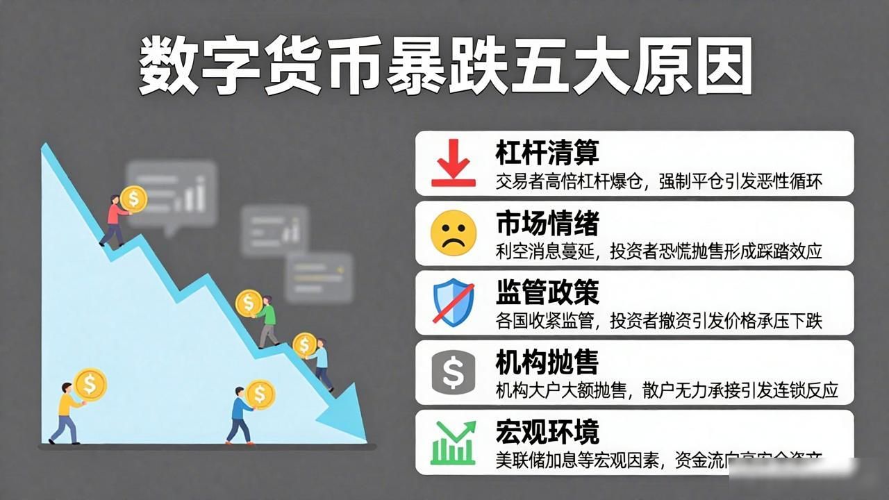 数字货币暴跌原理图解:看懂这五点不再被割韭菜