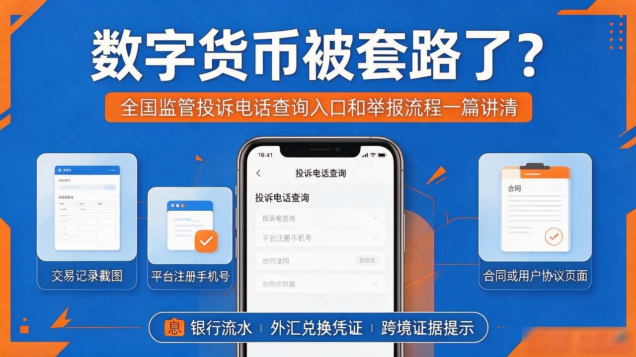 数字货币被套路了?全国监管投诉电话查询入口和举报流程一篇讲清