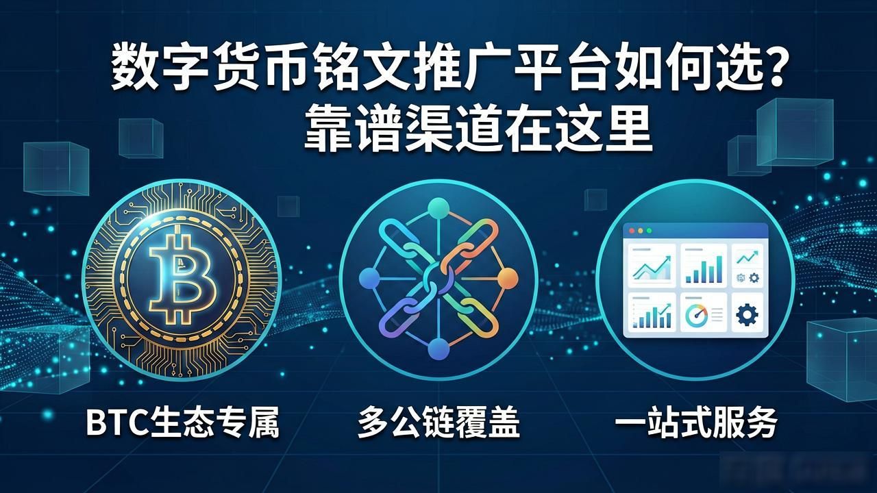 数字货币铭文推广平台如何选?靠谱渠道在这里