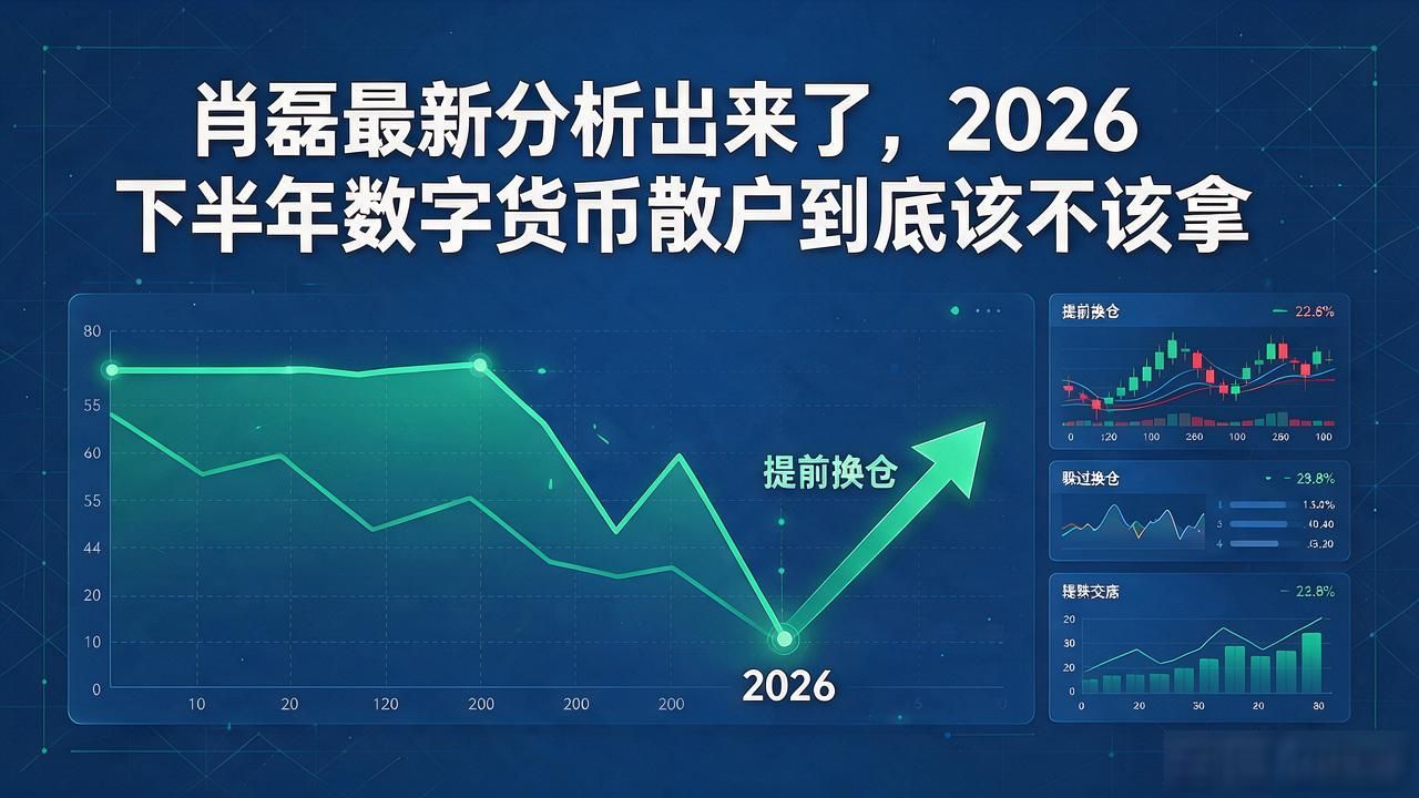 肖磊最新分析出来了,2026下半年数字货币散户到底该不该拿