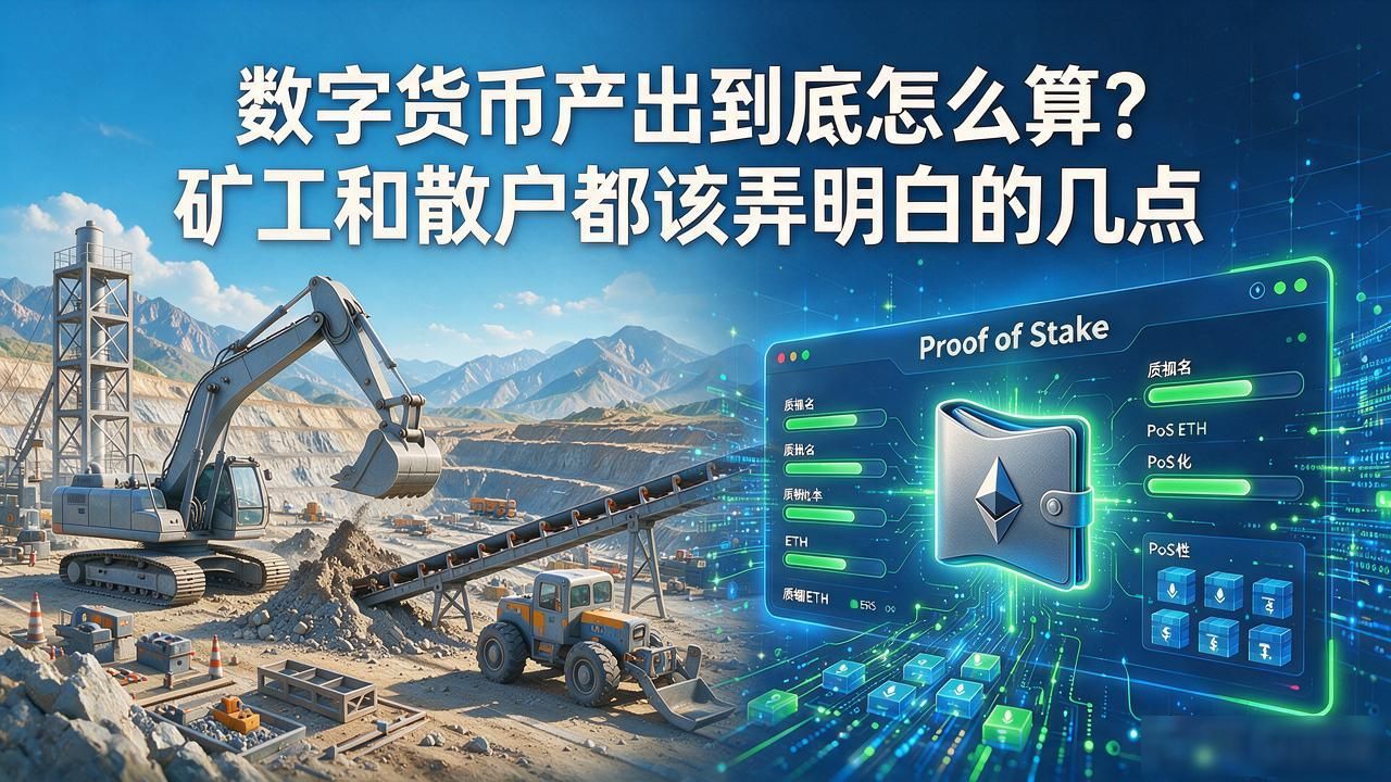 数字货币产出到底怎么算?矿工和散户都该弄明白的几点