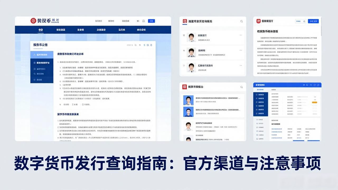 数字货币发行查询指南:官方渠道与注意事项