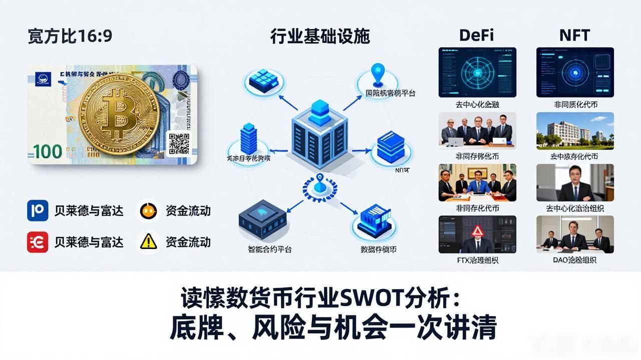 读懂数字货币行业SWOT分析:底牌、风险与机会一次讲清