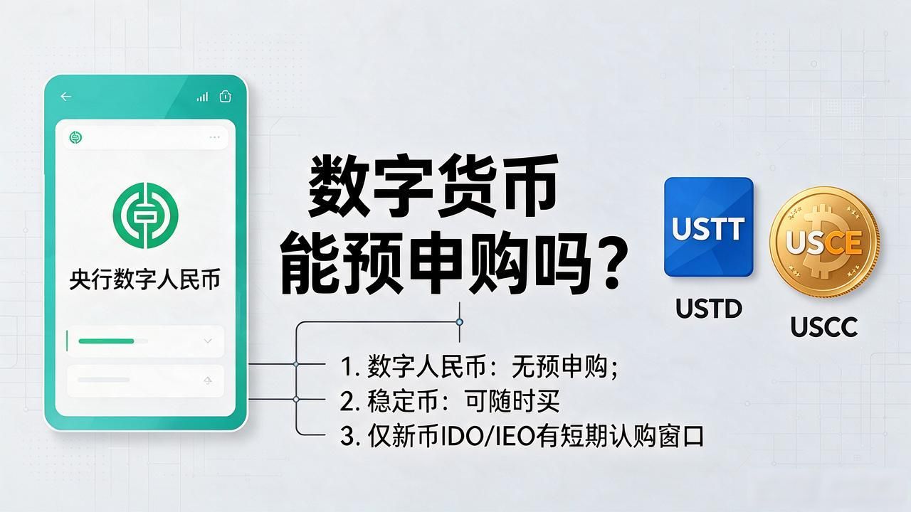 数字货币能预申购吗?现在普通人还能不能提前买入,具体怎么操作