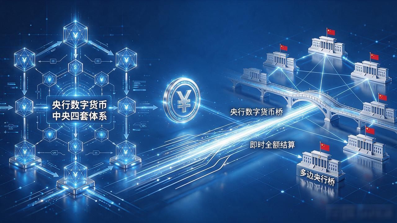 央行数字货币中央四套体系是什么,数字人民币从发行到监管全讲清