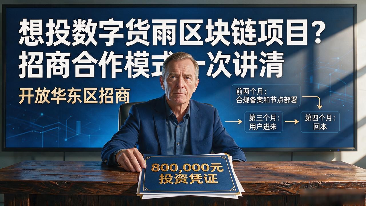 想投数字货币区块链项目?招商合作模式一次讲清