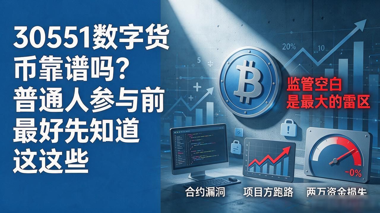 30551数字货币靠谱吗?普通人参与前最好先知道这些