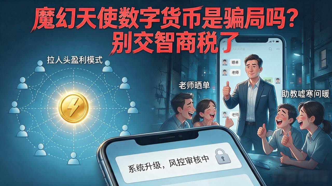 魔幻天使数字货币是骗局吗?别交智商税了