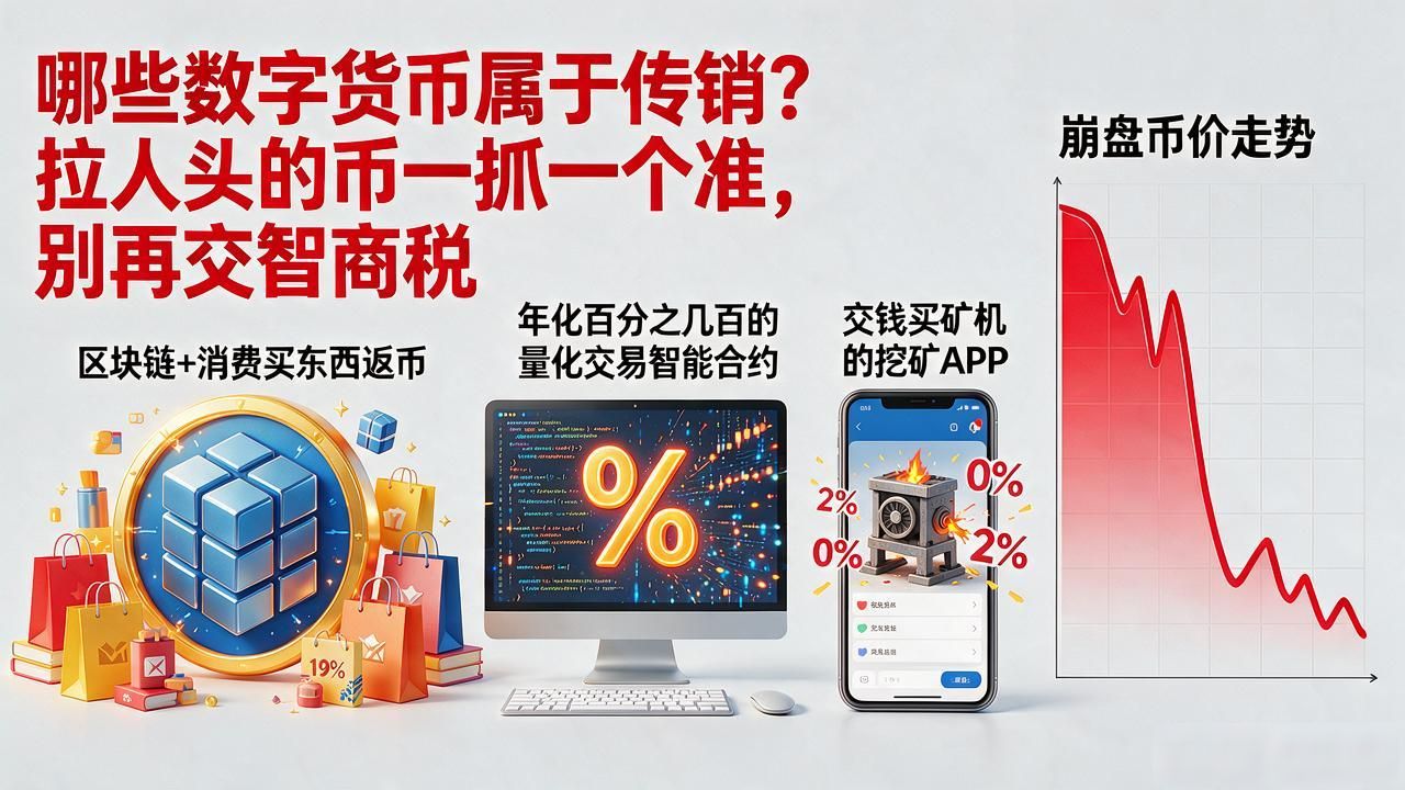 哪些数字货币属于传销?拉人头的币一抓一个准,别再交智商税