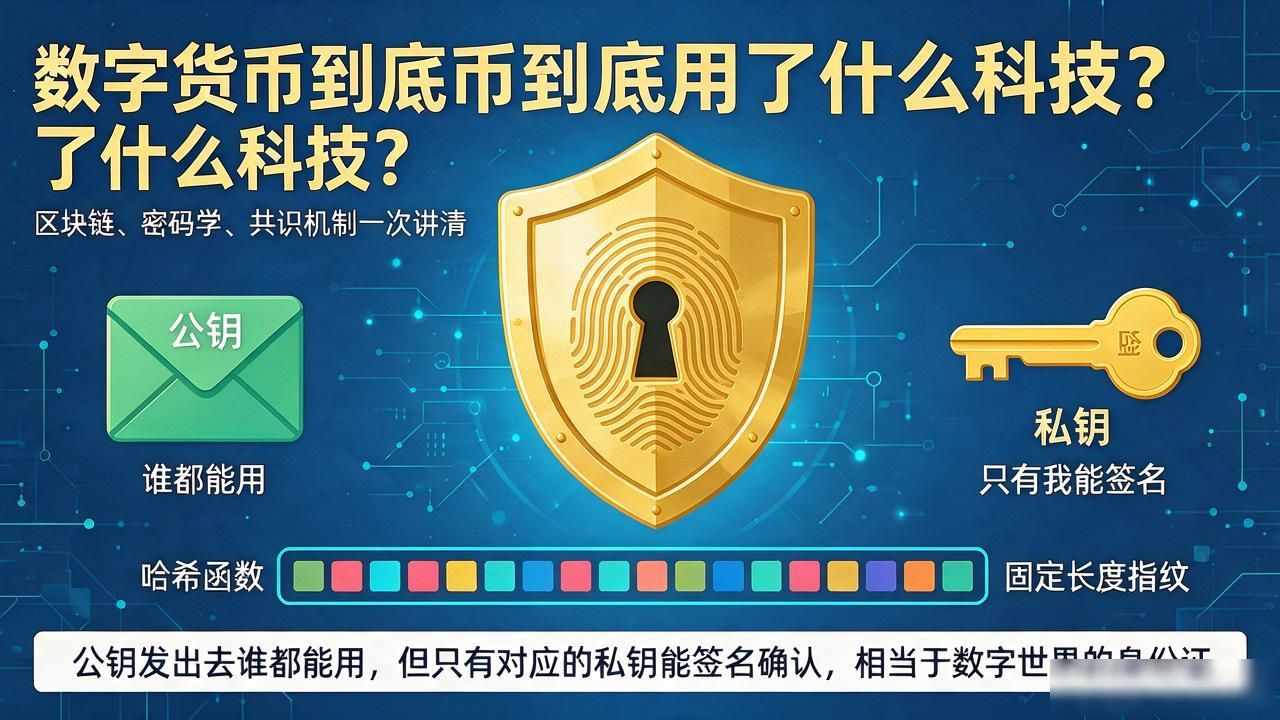 数字货币到底用了什么科技?区块链、密码学、共识机制一次讲清