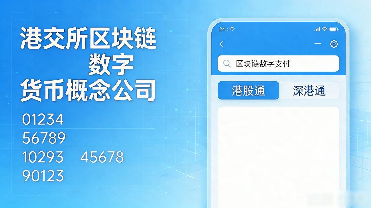 数字货币压根没有股票代码,深港通里的概念股代码这样查