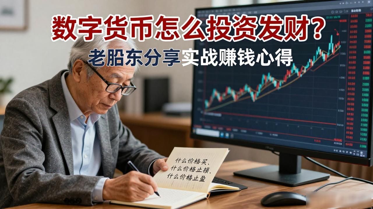 数字货币怎么投资发财?老股民分享实战赚钱心得