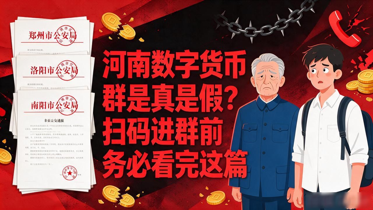河南数字货币群是真是假?扫码进群前务必看完这篇