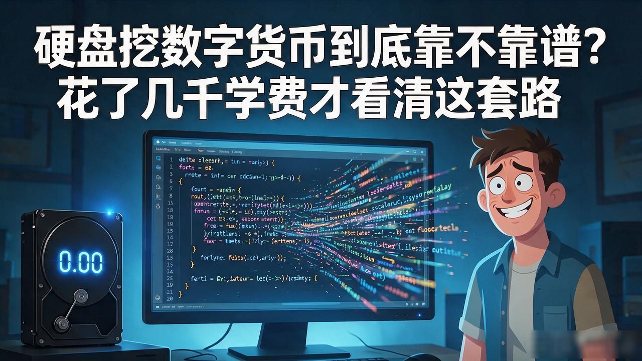 硬盘挖数字货币到底靠不靠谱?花了几千学费才看清这套路