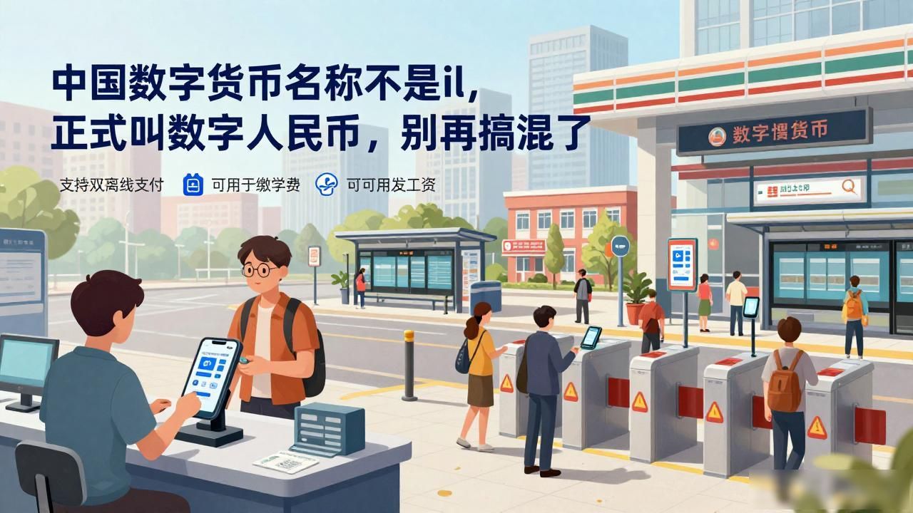 中国数字货币名称不是il,正式叫数字人民币,别再搞混了