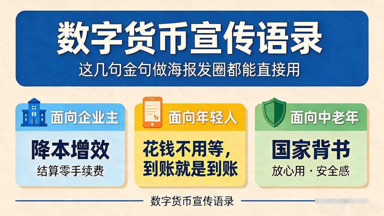 数字货币宣传语录怎么写?这几句金句做海报发圈都能直接用