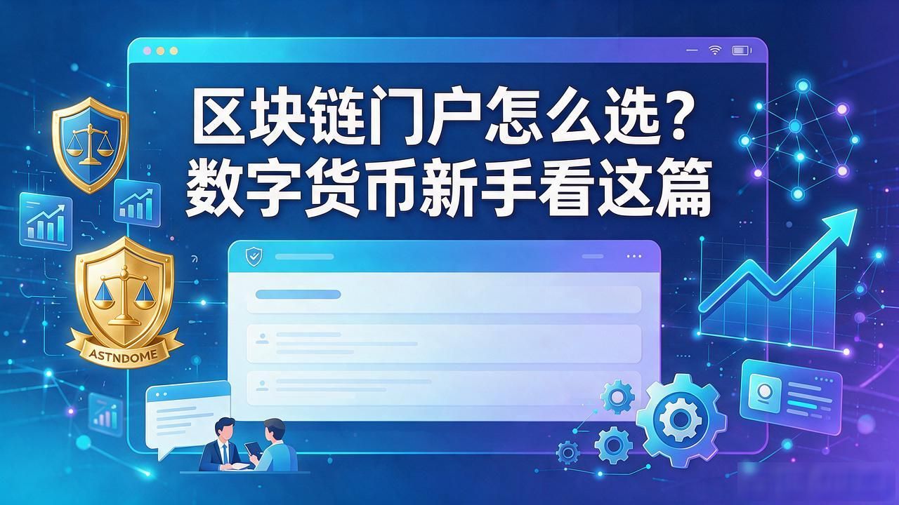 区块链门户怎么选?数字货币新手看这篇