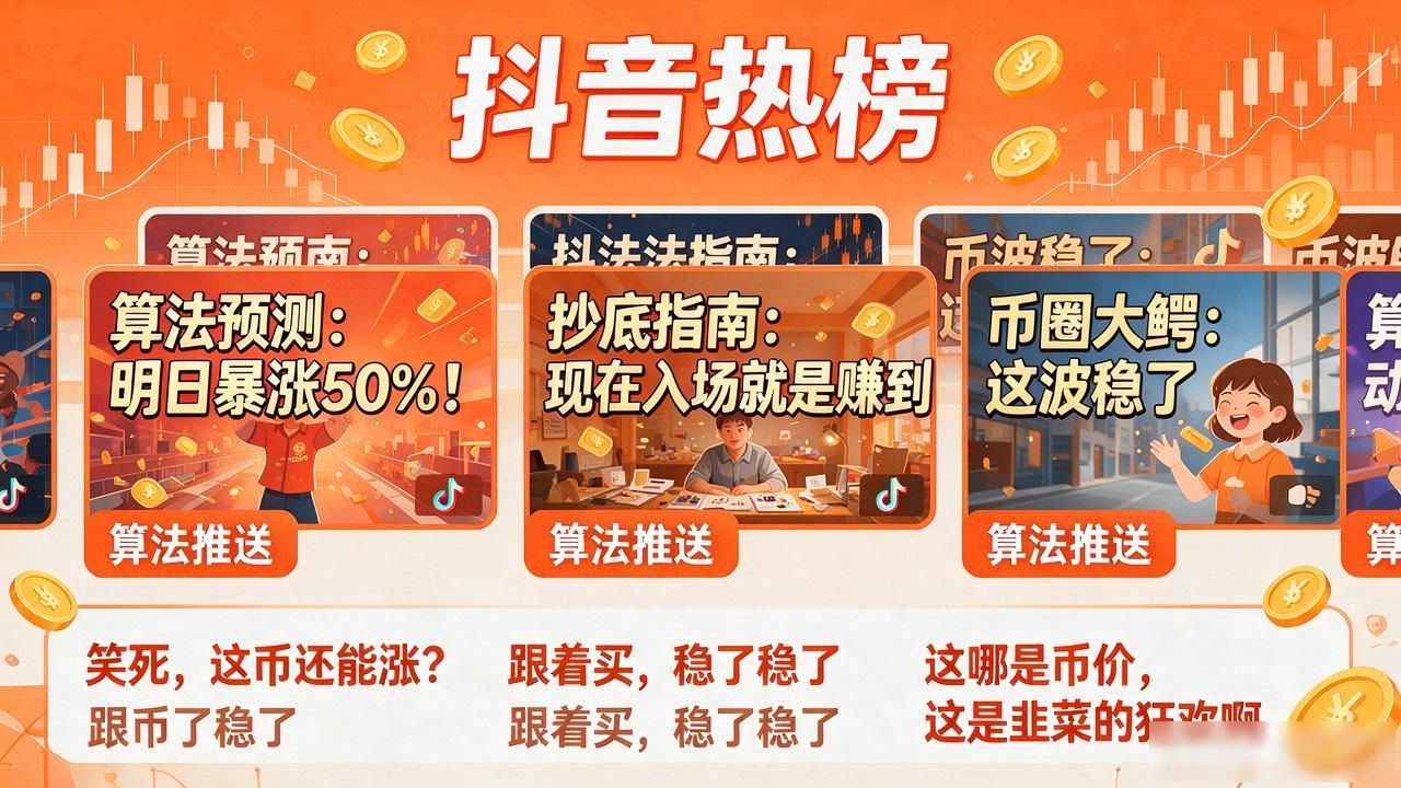 数字货币又霸了抖音热榜,我把那些视频挨个看完,说几句大实话