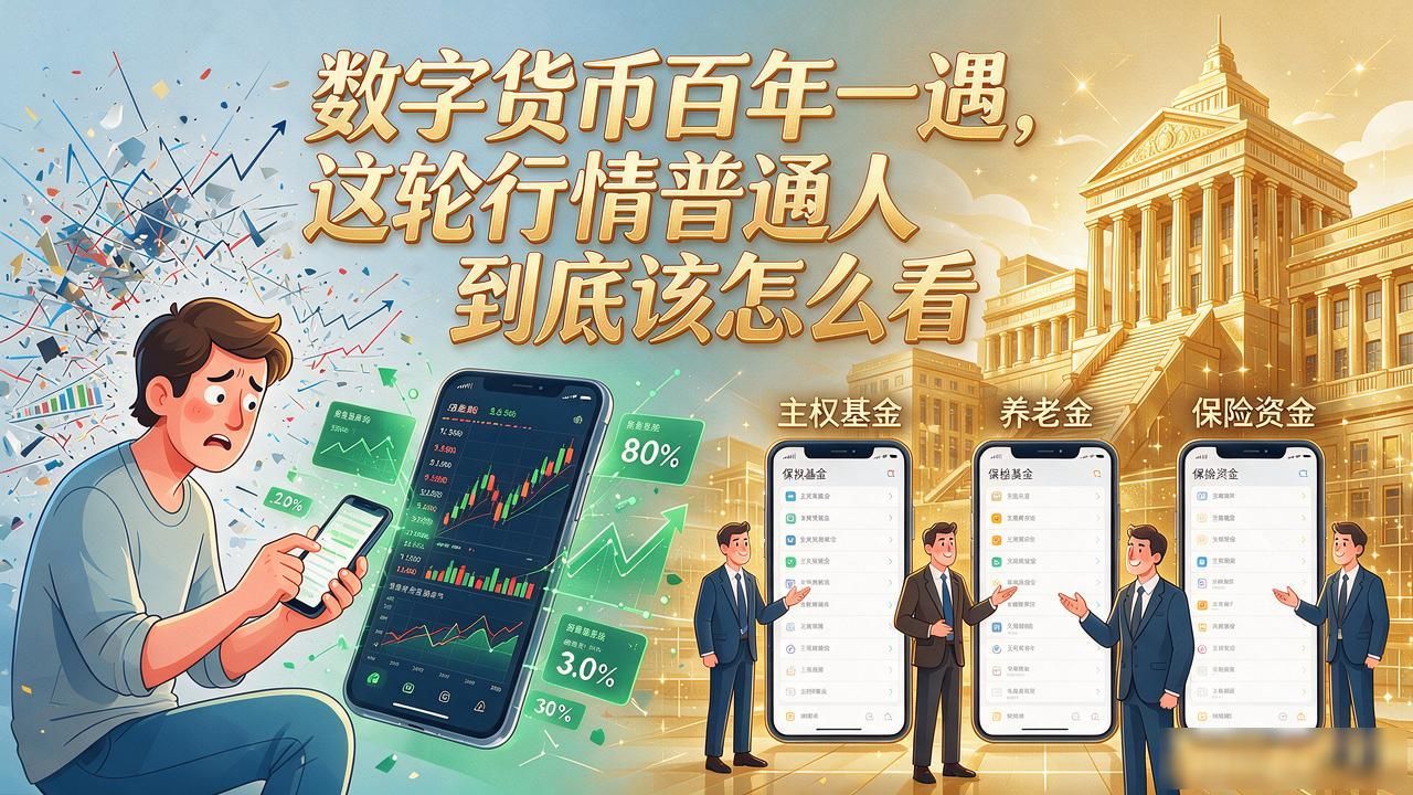 数字货币百年一遇,这轮行情普通人到底该怎么看