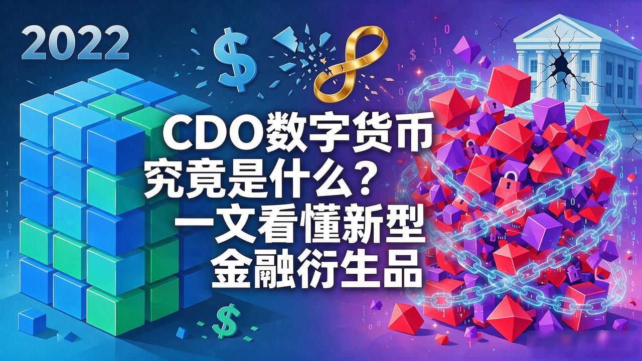CDO数字货币究竟是什么?一文看懂新型金融衍生品