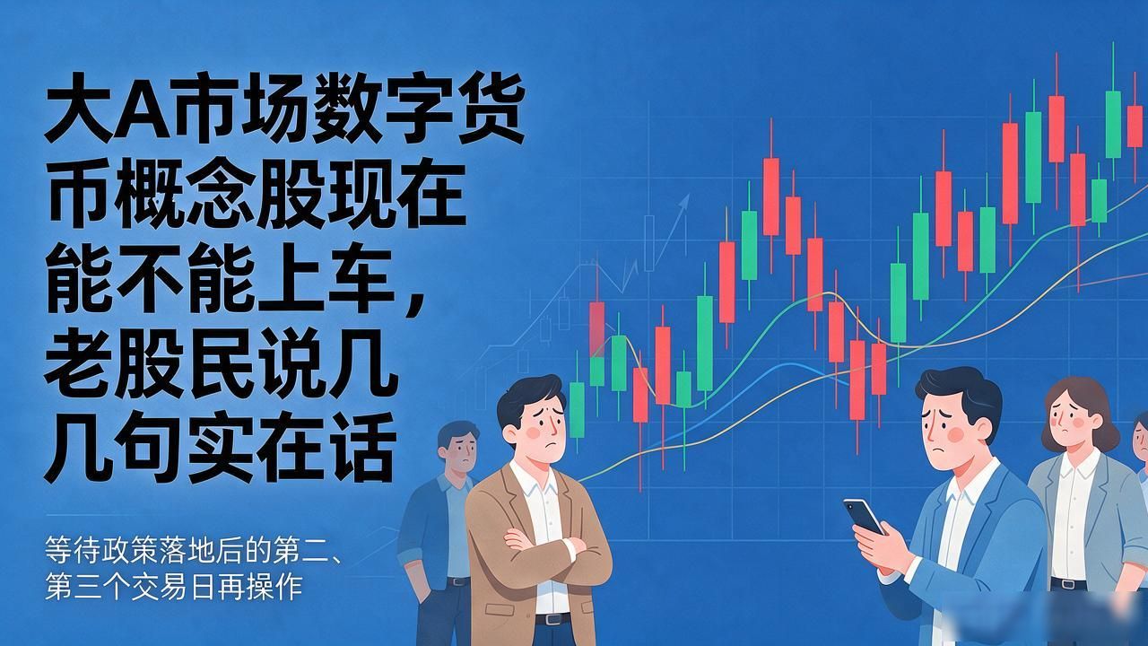 大A市场数字货币概念股现在能不能上车,老股民说几句实在话